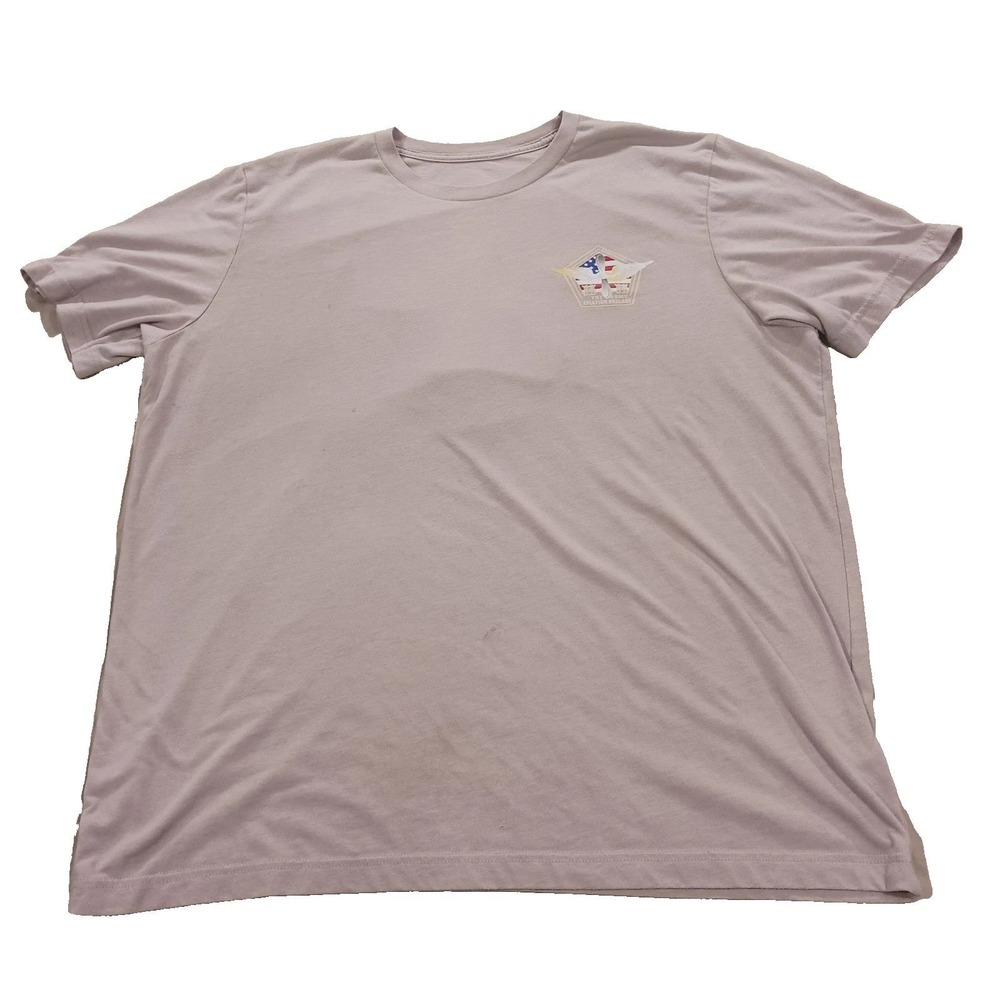 The Army Aviation Brigade Delta Dragons T-Shirt Mens XL Tan Short Sleeve Graphic - Picture 2 of 6